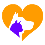 image of heart dog and cat
